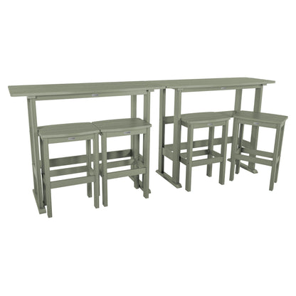 Lehigh 6-Piece Outdoor Balcony Set - Bar-height