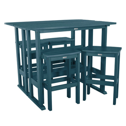 Lehigh 6-Piece Outdoor Balcony Set - Bar-height