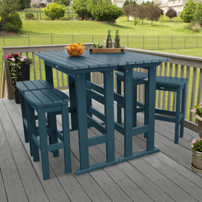 Lehigh 6-Piece Outdoor Balcony Set - Bar-height
