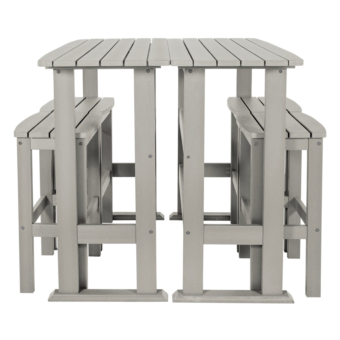 Lehigh 6-Piece Outdoor Balcony Set - Bar-height