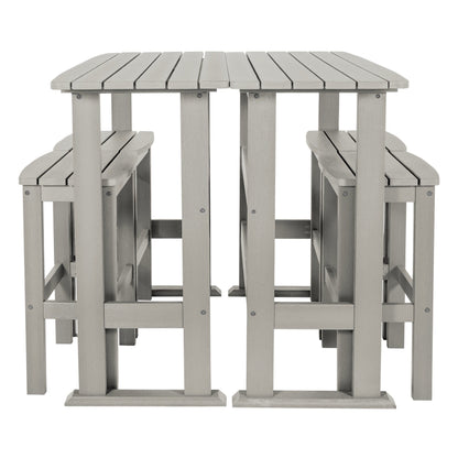 Lehigh 6-Piece Outdoor Balcony Set - Bar-height