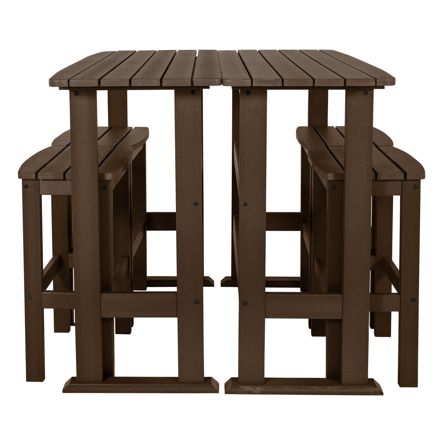 Lehigh 6-Piece Outdoor Balcony Set - Bar-height