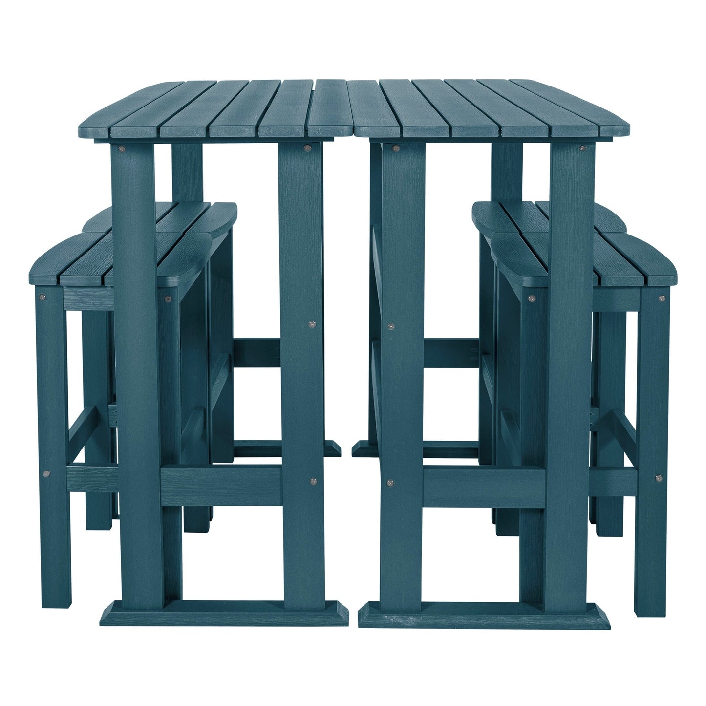 Lehigh 6-Piece Outdoor Balcony Set - Bar-height