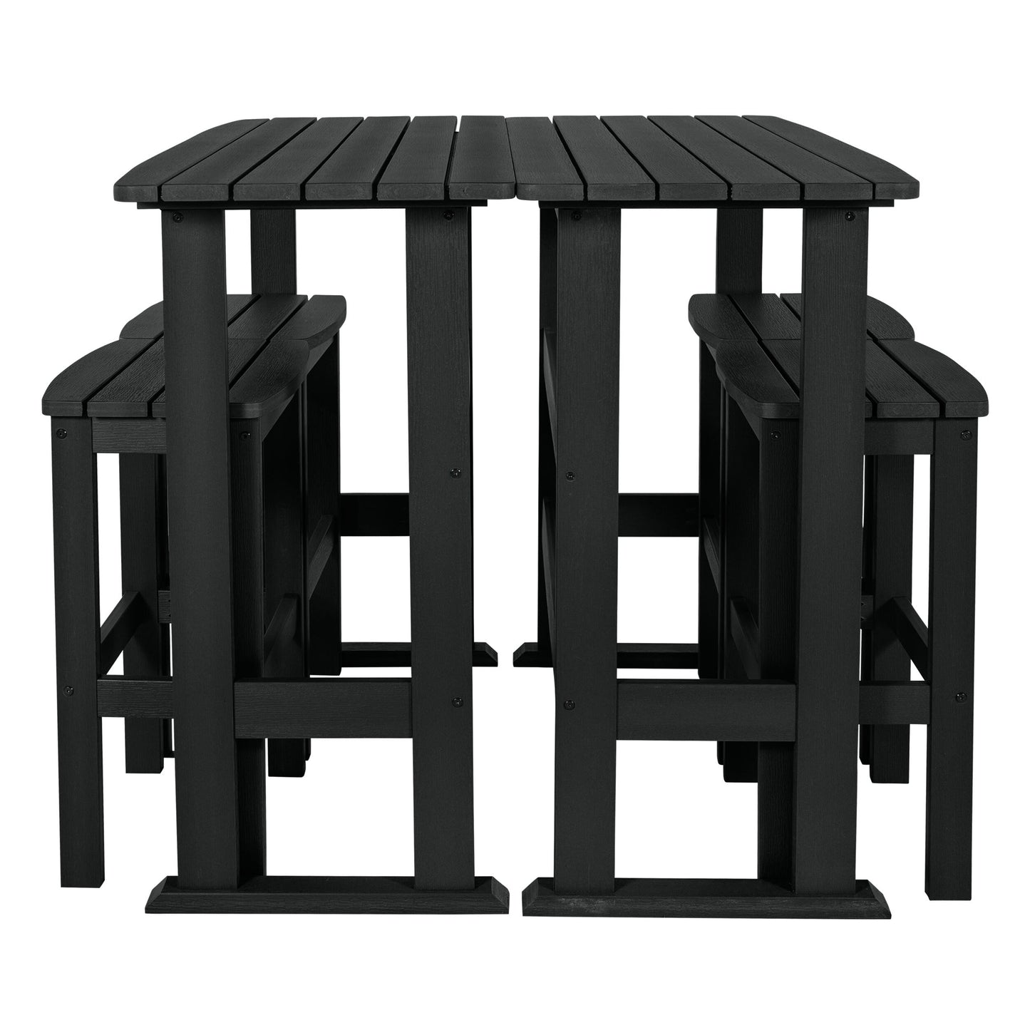 Lehigh 6-Piece Outdoor Balcony Set - Bar-height
