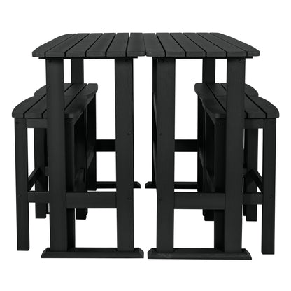 Lehigh 6-Piece Outdoor Balcony Set - Bar-height