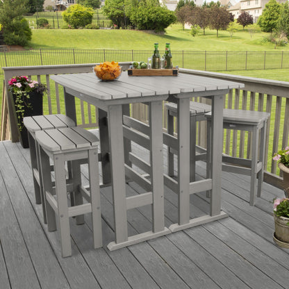 Lehigh 6-Piece Outdoor Balcony Set - Bar-height