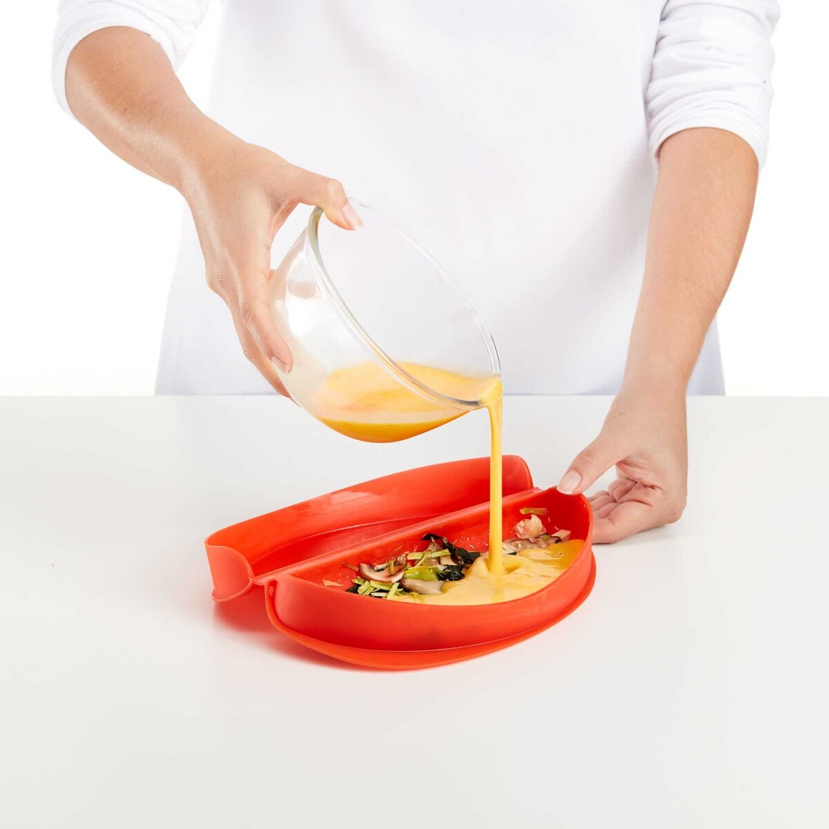 Lekue Omelette Maker Red Small