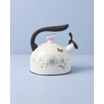 Lenox Butterfly Meadow Tea Kettle, Enamel 2.5-Quart