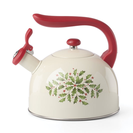 Lenox Holiday Metal Tea Kettle