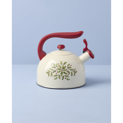 Lenox Holiday Metal Tea Kettle