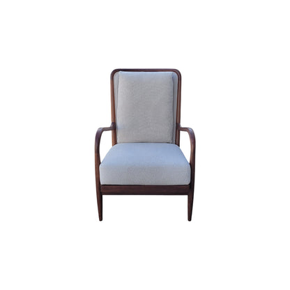 Fauteuil de salon Lenox en noyer