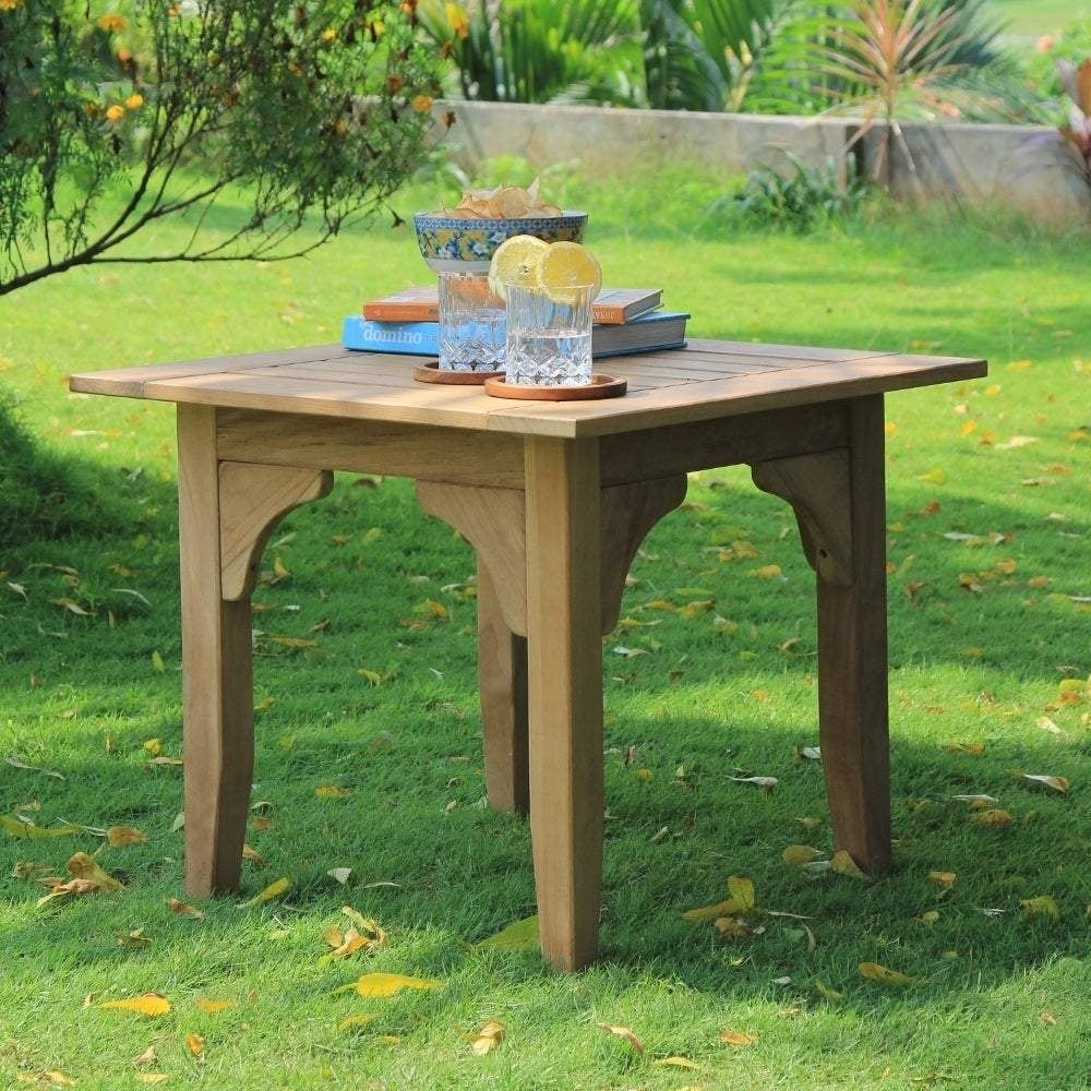 Cambridge Casual Leon 7-piece Teak Patio Conversation Set