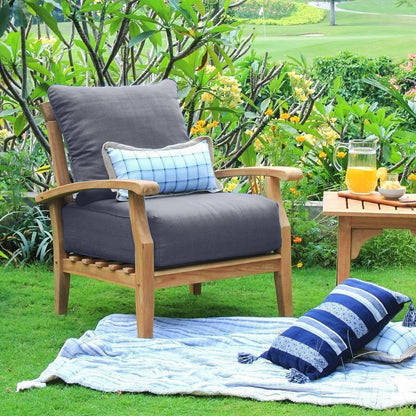 Cambridge Casual Leon 7-piece Teak Patio Conversation Set