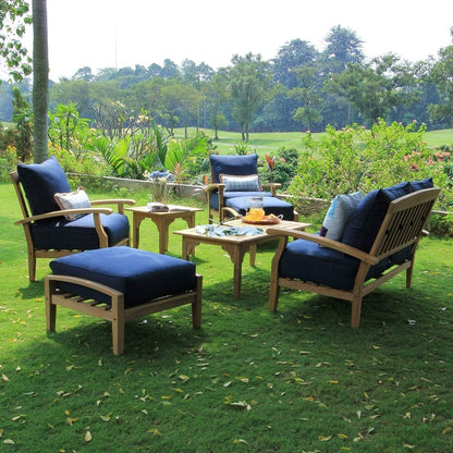 Cambridge Casual Leon 7-piece Teak Patio Conversation Set