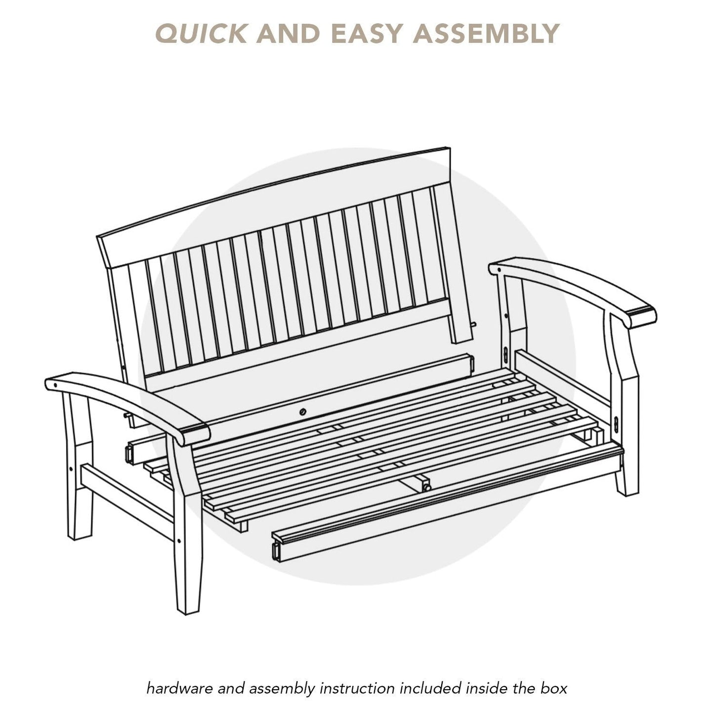 Cambridge Casual Leon 7-piece Teak Patio Conversation Set