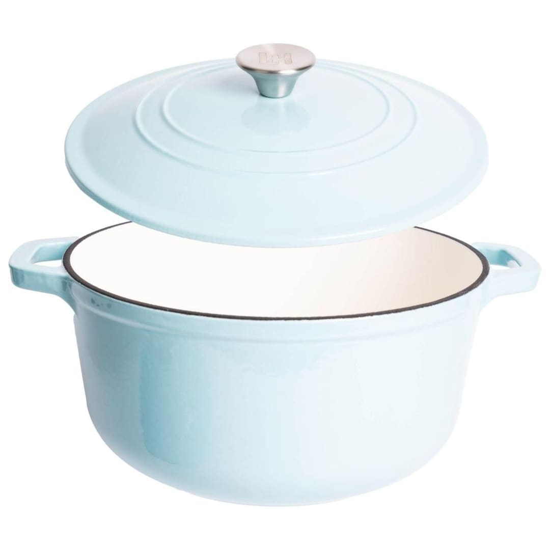 Lexi Home Enameled 6 Qt. Cast Iron Dutch Oven