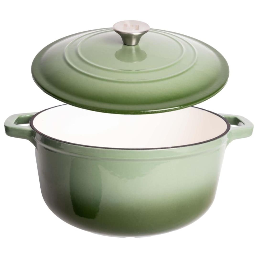 Lexi Home Enameled 6 Qt. Cast Iron Dutch Oven