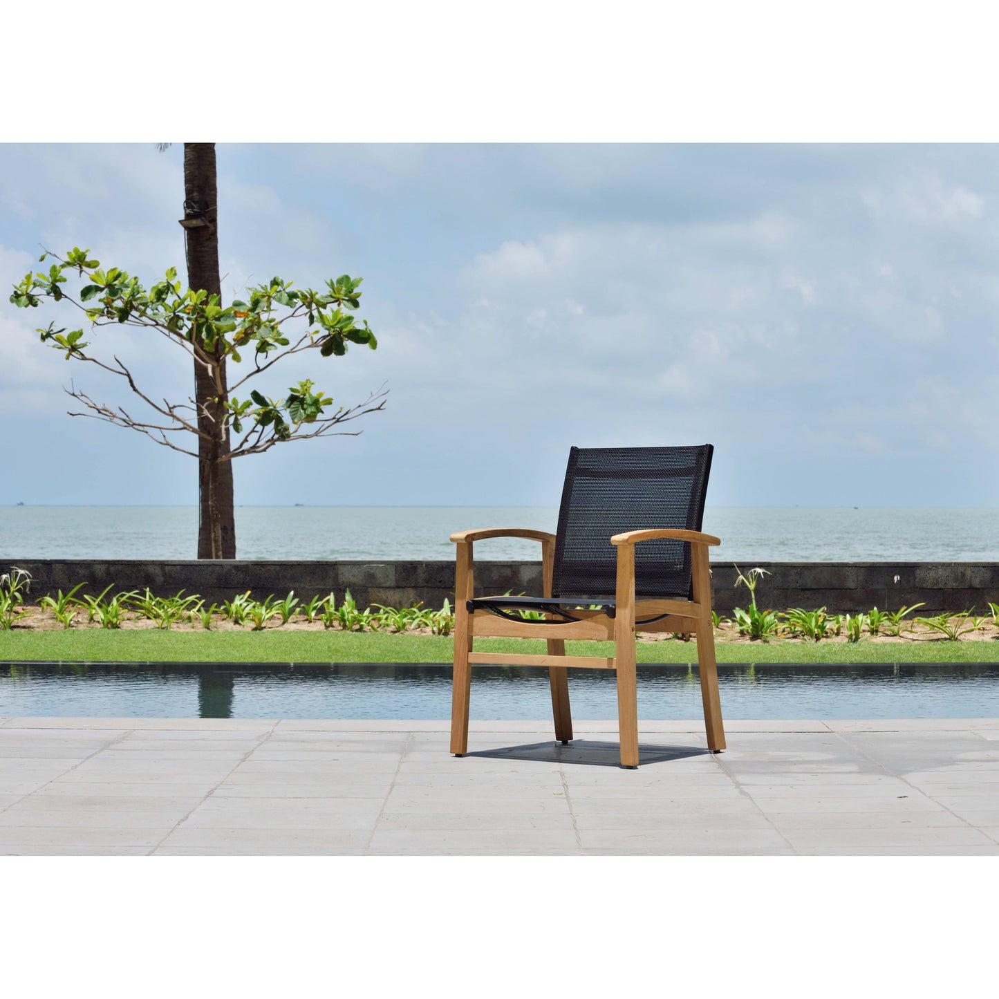 LifestyleGarden 9pc Teak Finish Outdoor Patio Dining Set - 9 Piece