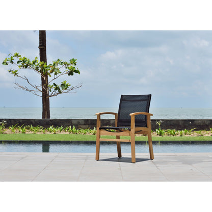 LifestyleGarden 9pc Teak Finish Outdoor Patio Dining Set - 9 Piece