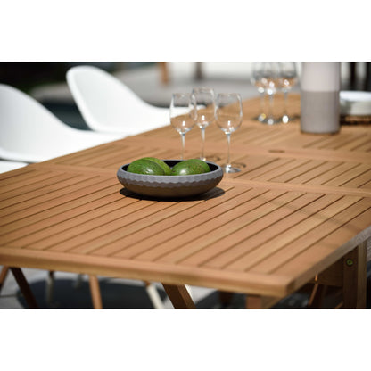 LifestyleGarden 9pc Teak Finish Outdoor Patio Dining Set - 9 Piece