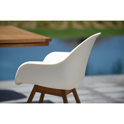 LifestyleGarden 9pc Teak Finish Outdoor Patio Dining Set - 9 Piece