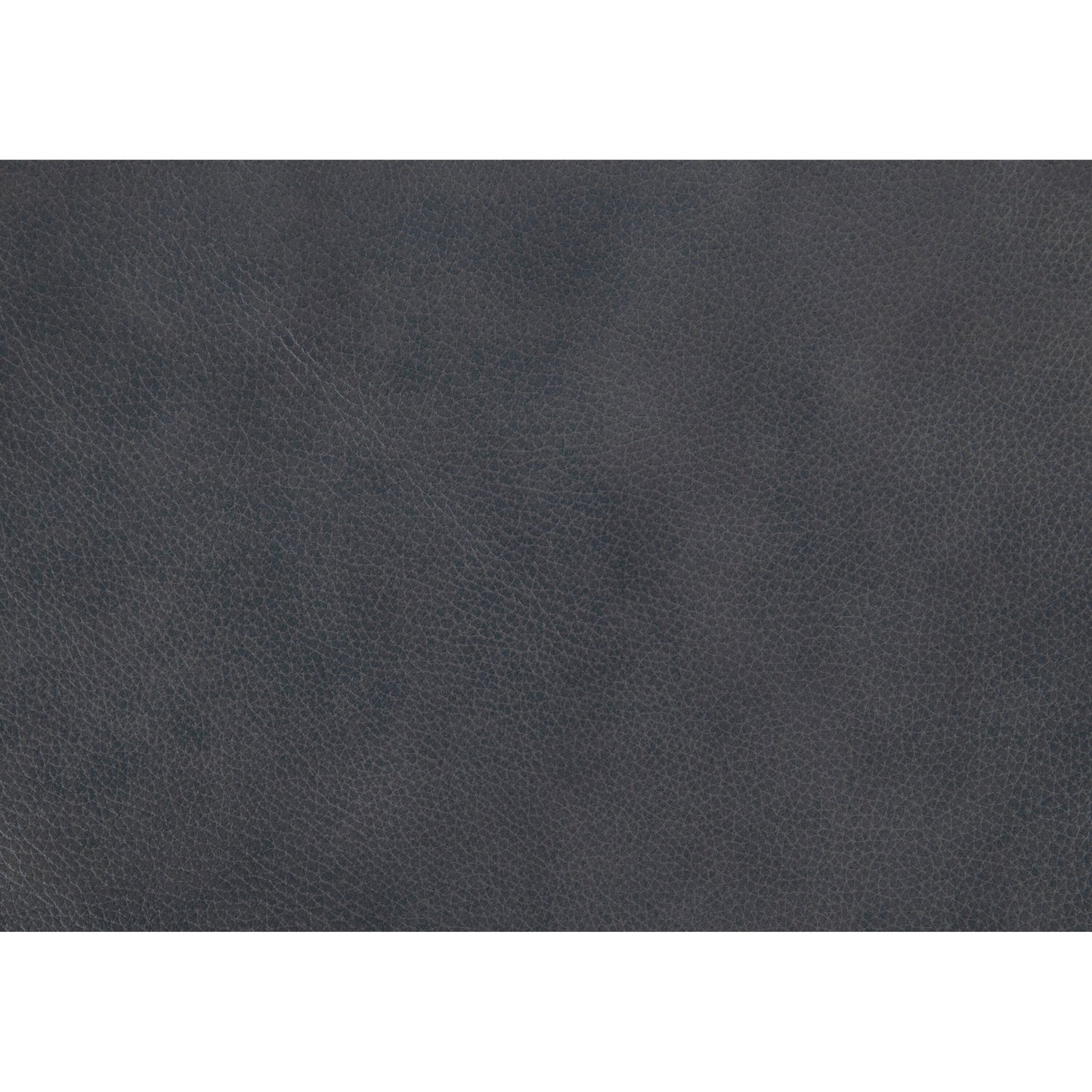 Lisa 88 Inch Sofa, Gray Top Grain and Split Leather, Brown Solid Wood