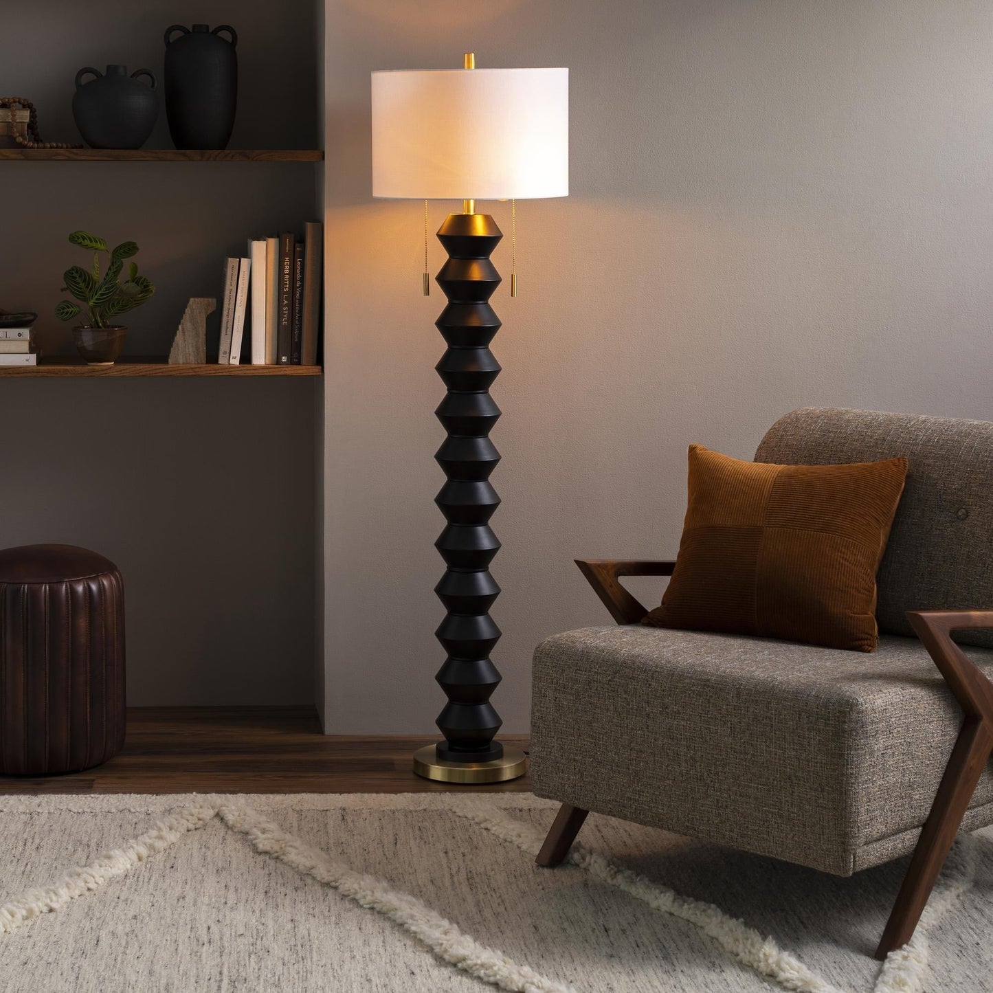 Livabliss Rogow Modern Accent Floor Lamp