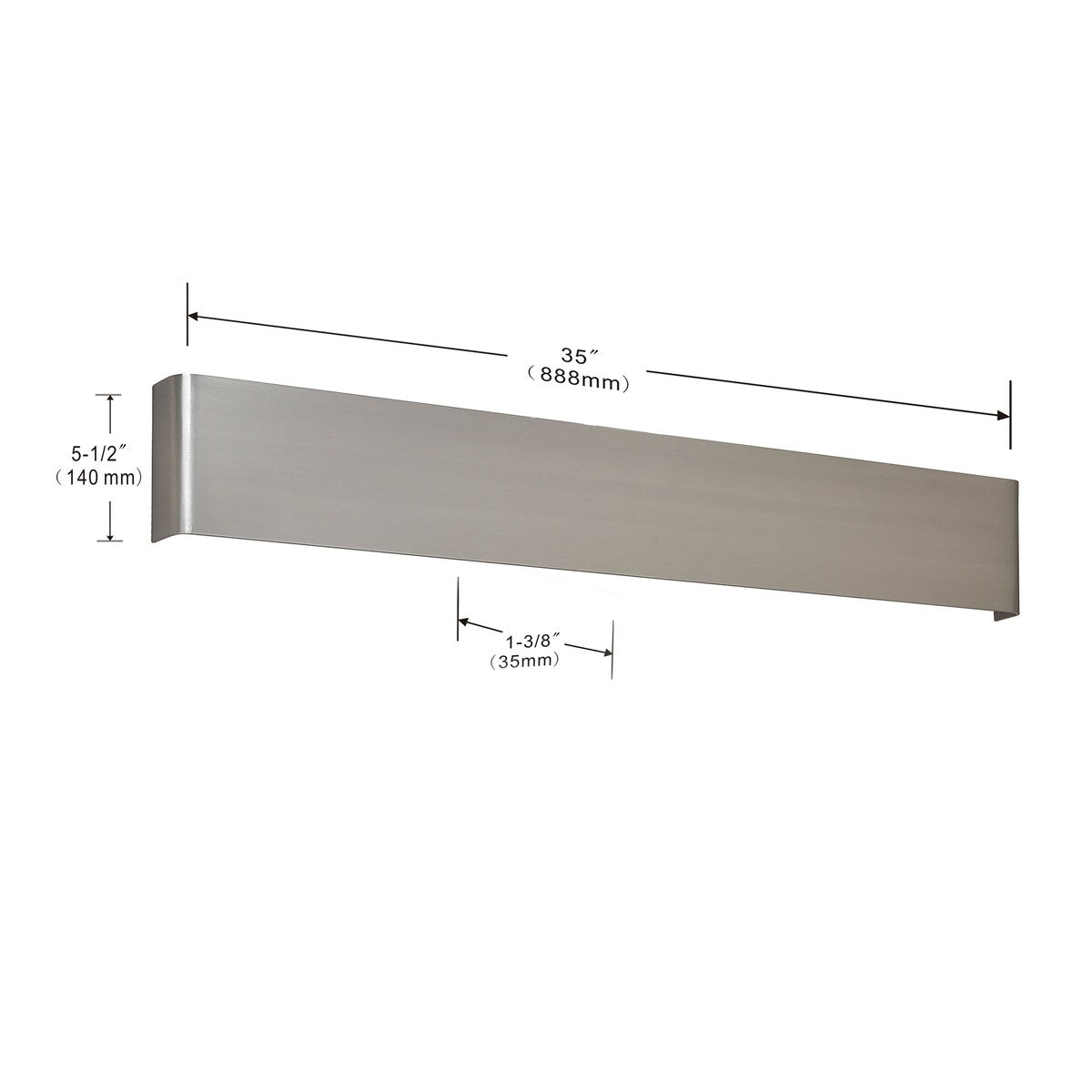 Long Steak LED Wall Sconce