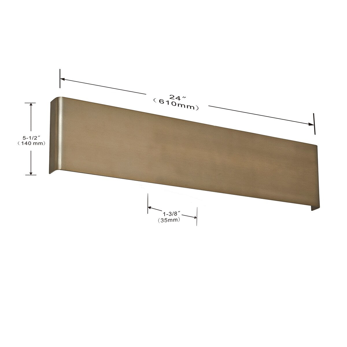Long Steak LED Wall Sconce