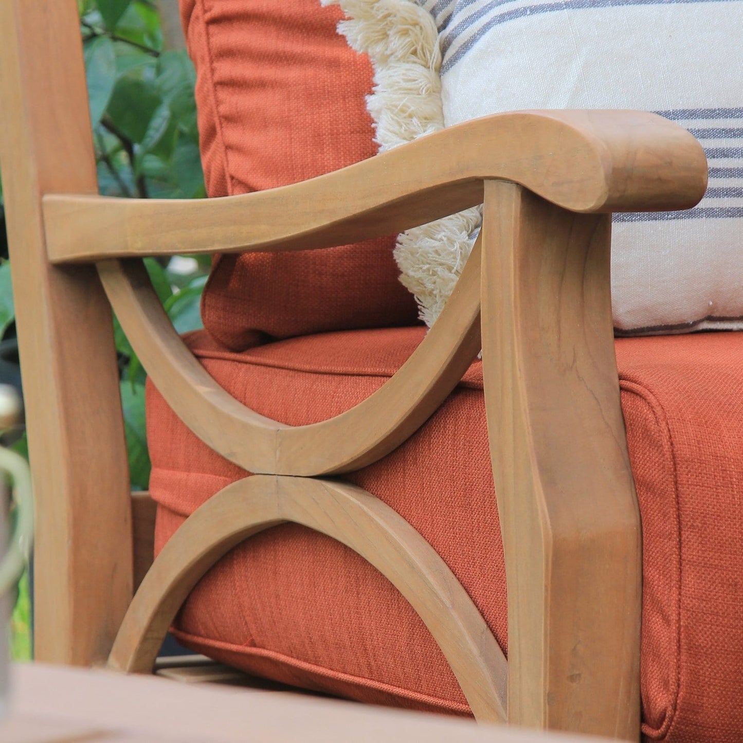 Cambridge Casual Lowell 5-piece Teak Wood Outdoor Conversation Set
