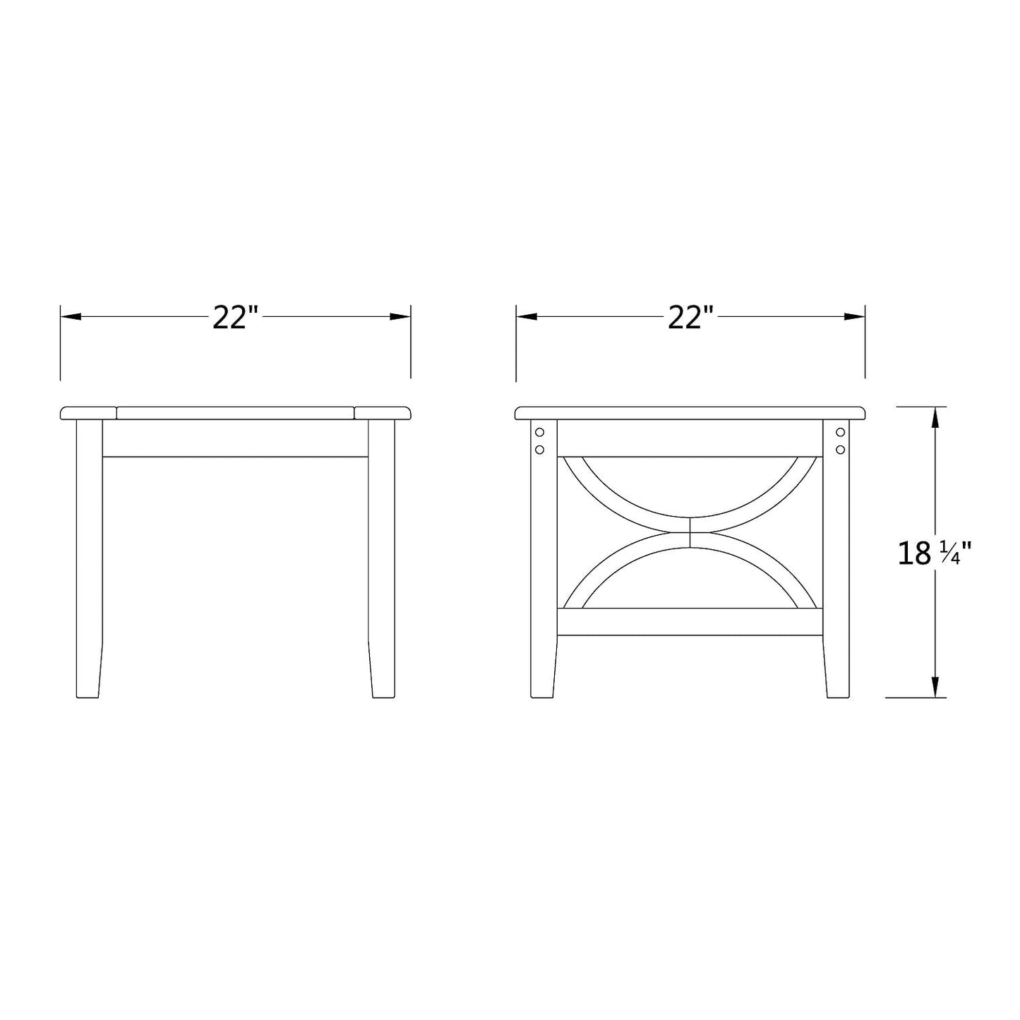 Cambridge Casual Lowell 5-piece Teak Wood Outdoor Conversation Set