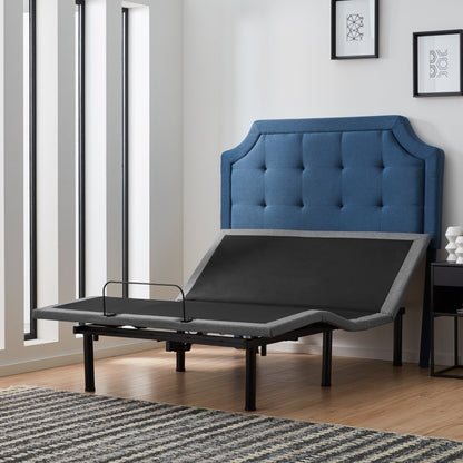 Lucid Comfort Collection 10-inch Gel & Aloe Vera Hybrid Mattress and Deluxe Adjustable Bed Set
