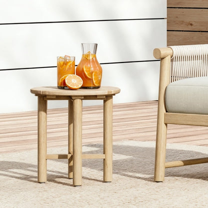 Lynn Outdoor Acacia Wood Patio Furniture Outdoor Chair