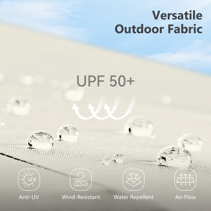 MAISON ARTS 13ft Double -Sided Patio Umbrella Extra Large with Crank