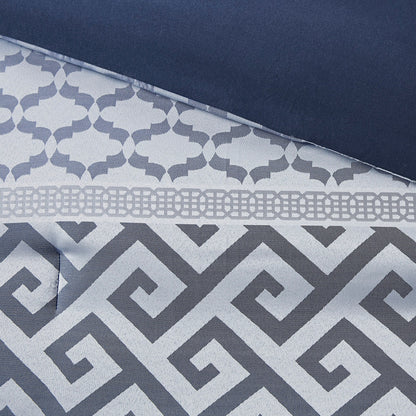Madison Park Christian 7-piece Geometric Jacquard Comforter Set