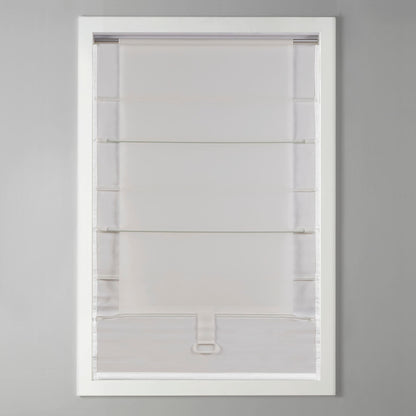 Madison Park Colm Basketweave Cordless Total Blackout Roman Shade