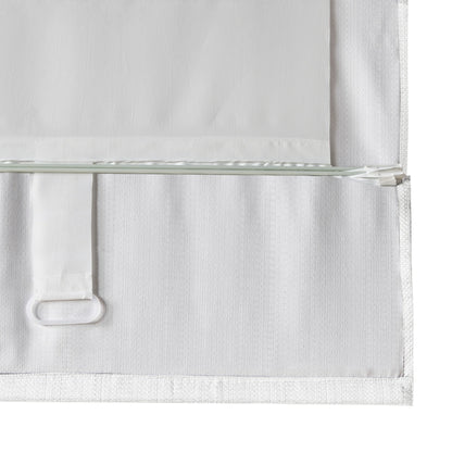 Madison Park Colm Basketweave Cordless Total Blackout Roman Shade