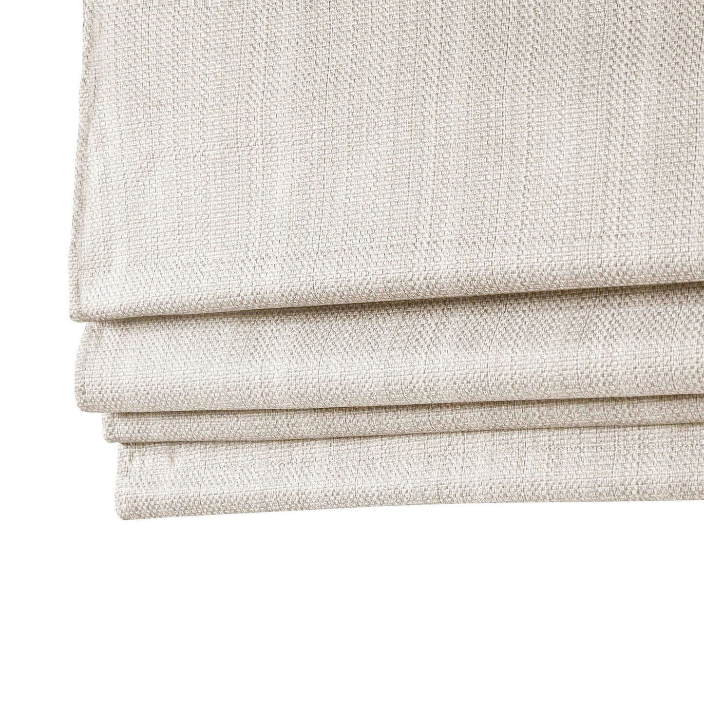Madison Park Colm Basketweave Cordless Total Blackout Roman Shade