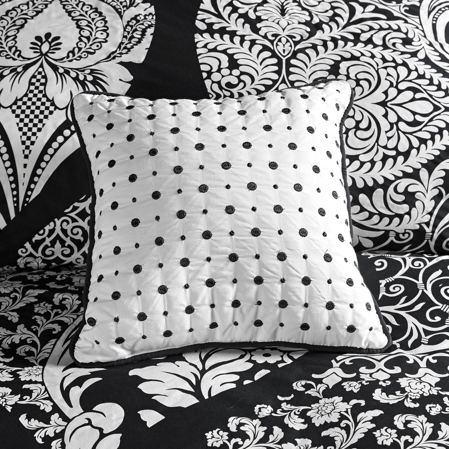 Madison Park Marcella 7 Piece Cotton Printed Comforter Set