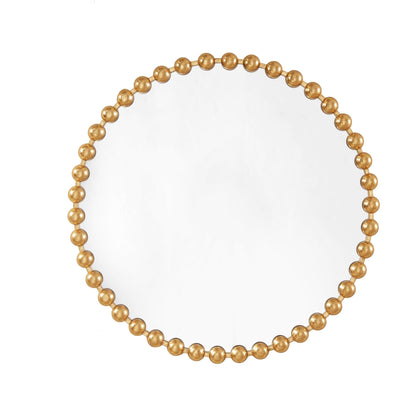 Madison Park Signature Marlowe Beaded Round Wall Mirror