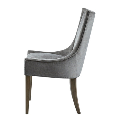 Madison Park Signature Ultra Upholstered Dining Side Chairs With Wood Legs (Set of 2) - N/A