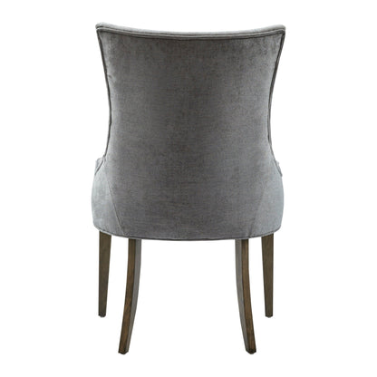 Madison Park Signature Ultra Upholstered Dining Side Chairs With Wood Legs (Set of 2) - N/A