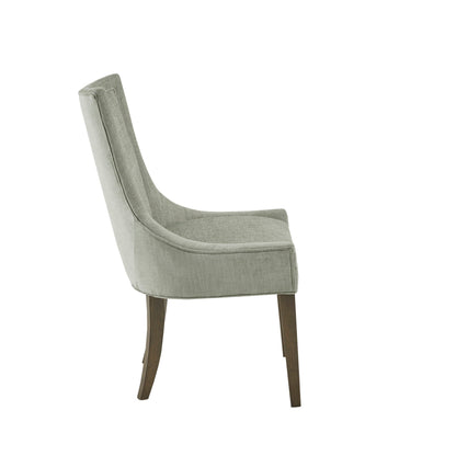 Madison Park Signature Ultra Upholstered Dining Side Chairs With Wood Legs (Set of 2) - N/A