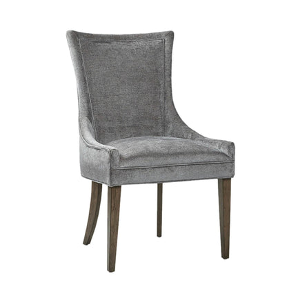 Madison Park Signature Ultra Upholstered Dining Side Chairs With Wood Legs (Set of 2) - N/A