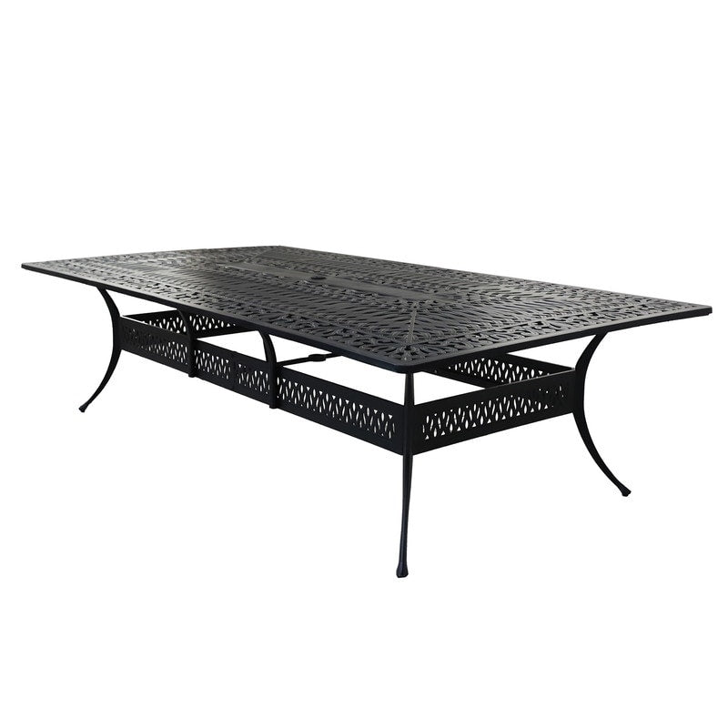 Manasquan 13-piece Gunmetal Aluminum Dining Set by Havenside Home