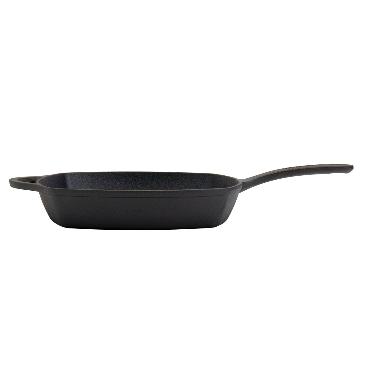 Mason Craft & More 10.25inch Pre-seasoned Cast Iron Square Grill Pan with Assist Handle