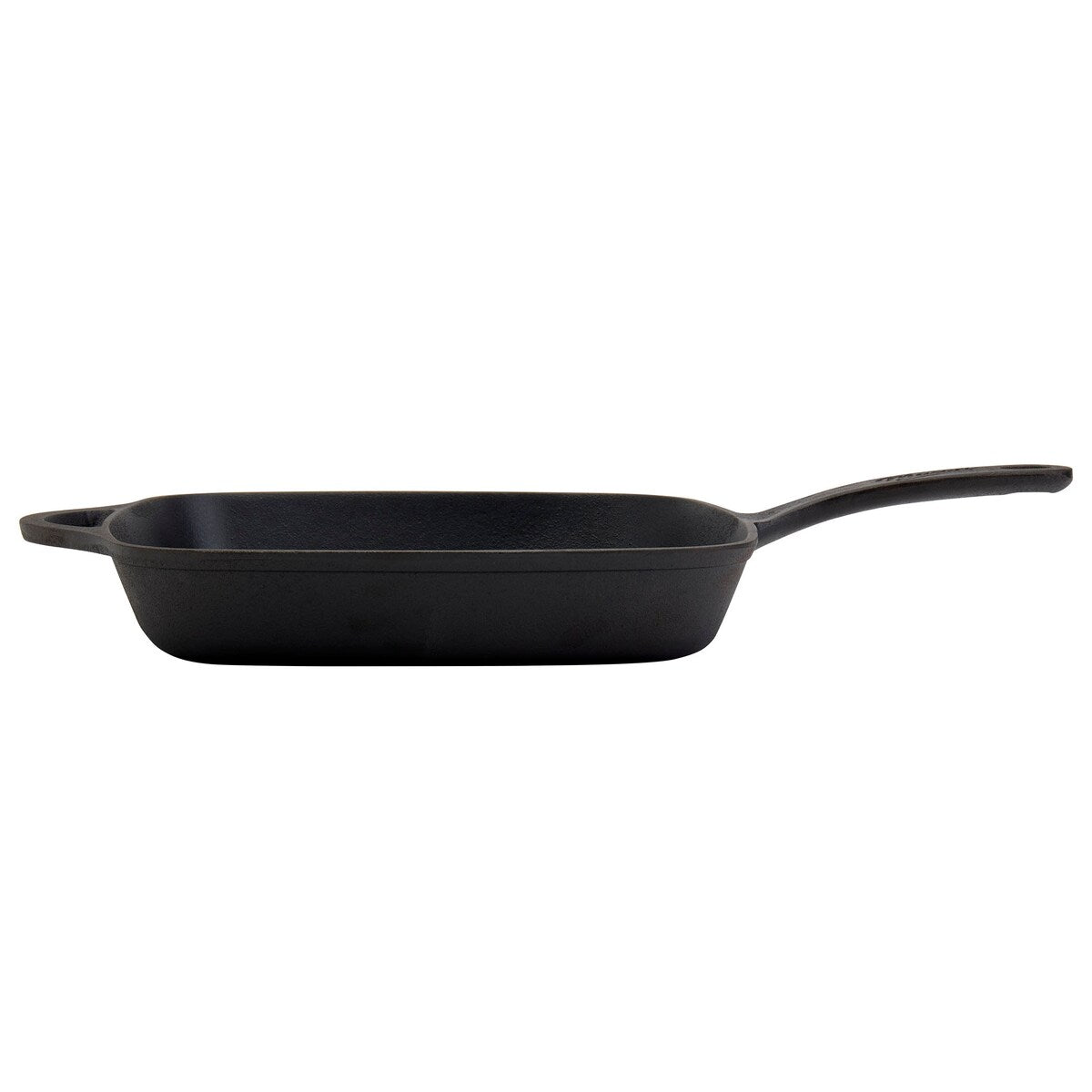 Mason Craft & More 11inch Pre-seasoned Cast Iron Square Fry Pan with Assist Handle