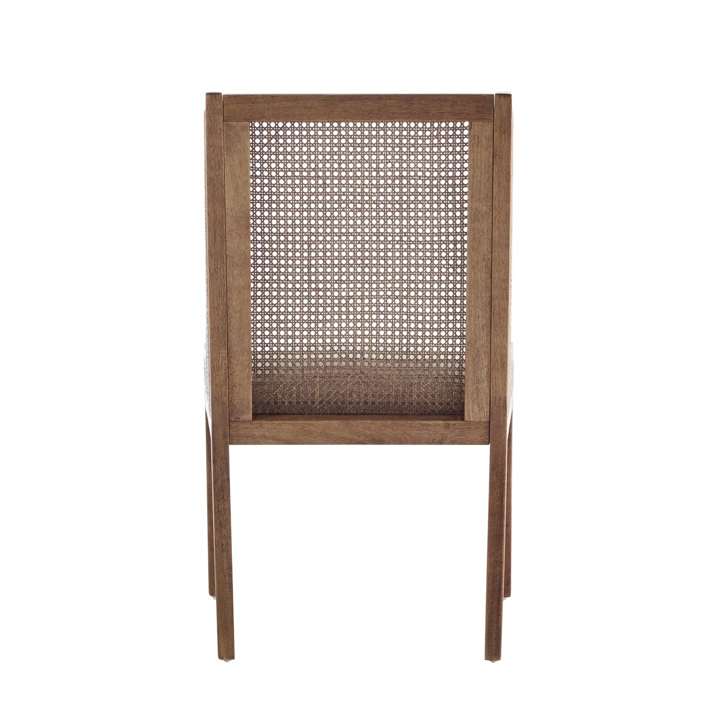 Maurers Cane and Wood Upholstered Dining Chairs (Set of 2) by Christopher Knight Home