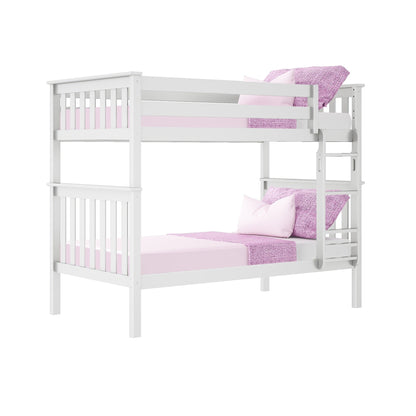 Max and Lily Twin over Twin Solid Wood Bunk Bed