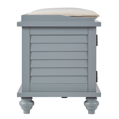 Maybelle Velvet Cushion Shutter Door Storage Bench by iNSPIRE Q Classic